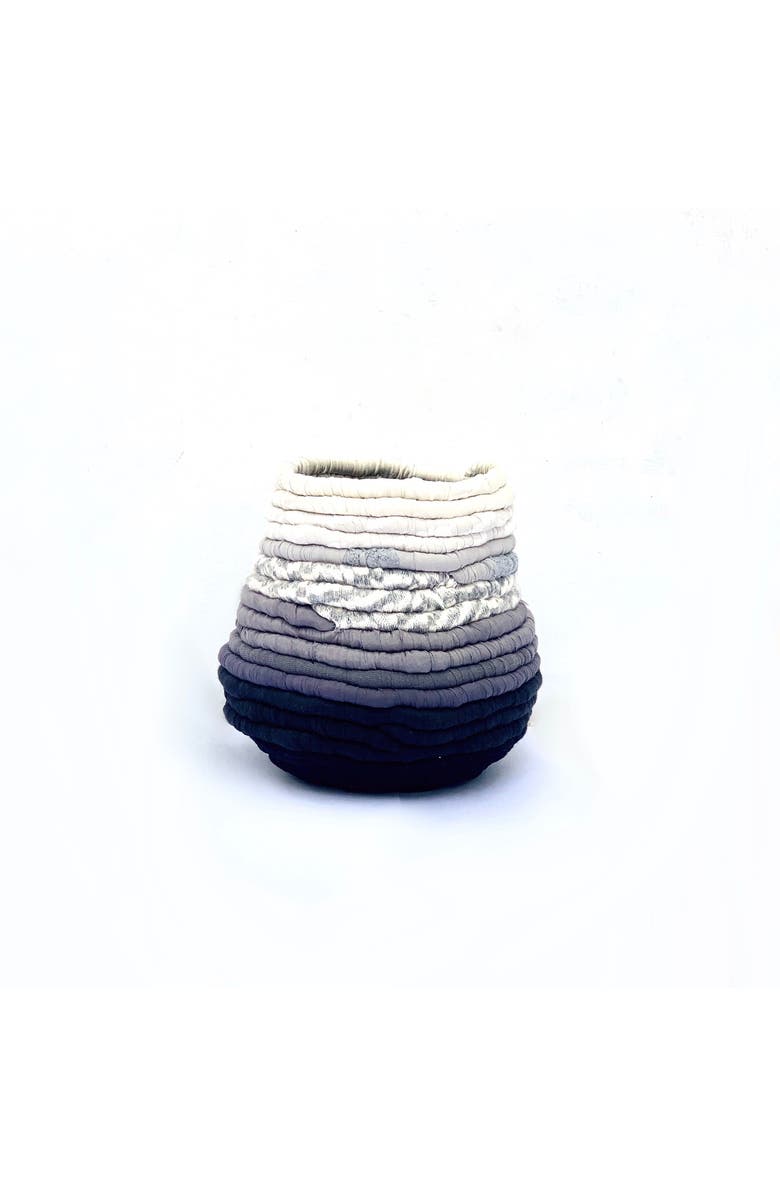 Little Ndaba Ngongo Pot, Alternate, color, White/Black