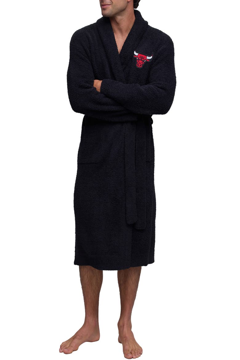 CozyChic Chicago Bulls Unisex Robe, Main, color, BLACK MULTI