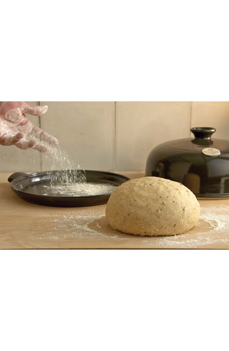 Emile Henry Flame Bread Cloche, Alternate, color, Charcoal