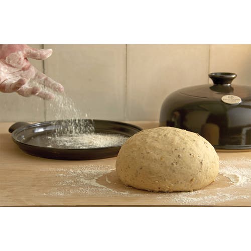 Emile Henry Flame Bread Cloche In Charcoal