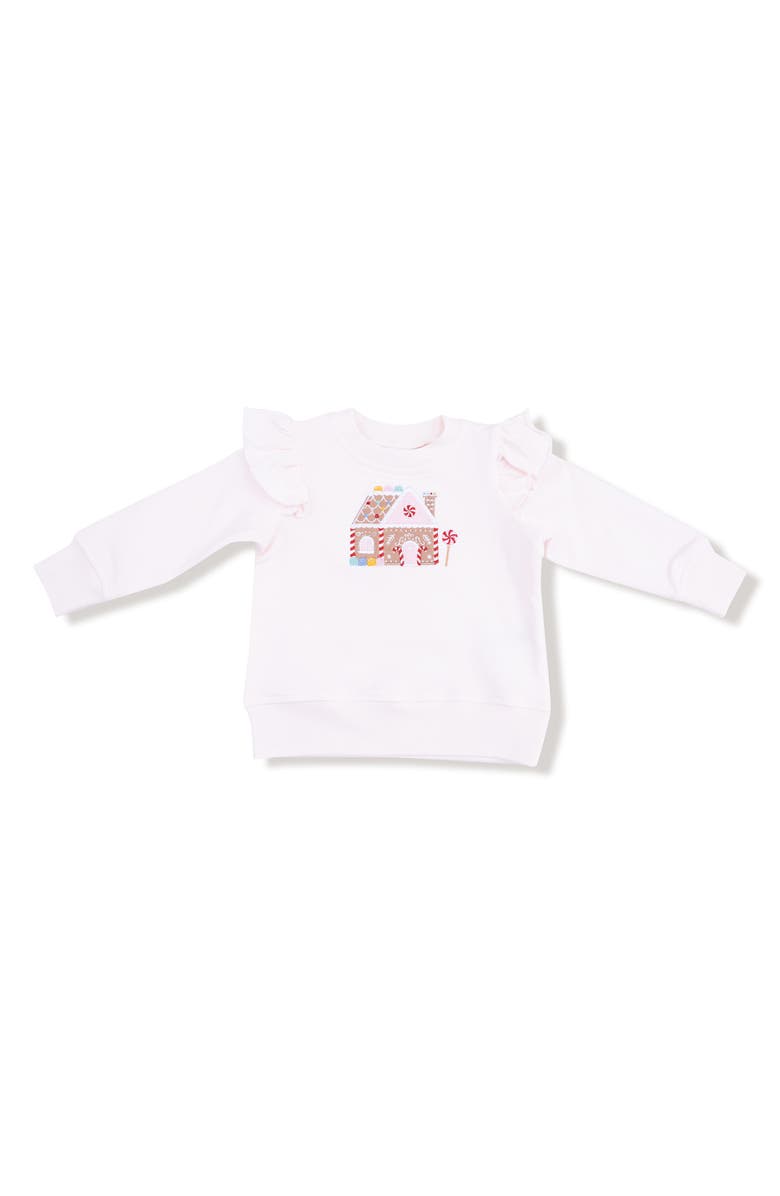 Angel Dear Kids' Gingerbread Long Sleeve T-Shirt, Main, color, White