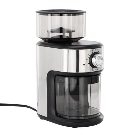 18 Cup Automatic Burr Grinder with Removable Bean Hopper