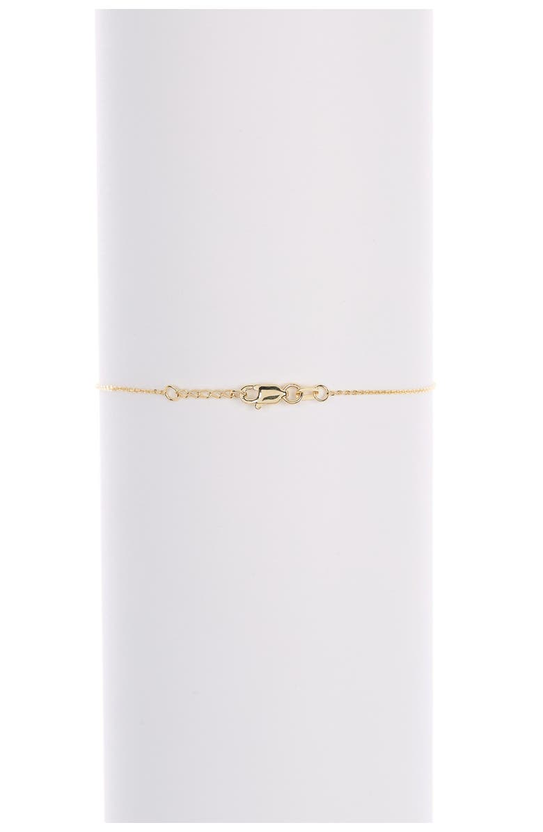 CANDELA JEWELRY 10K Yellow Gold Cross Station Chain Bracelet, Alternate, color,