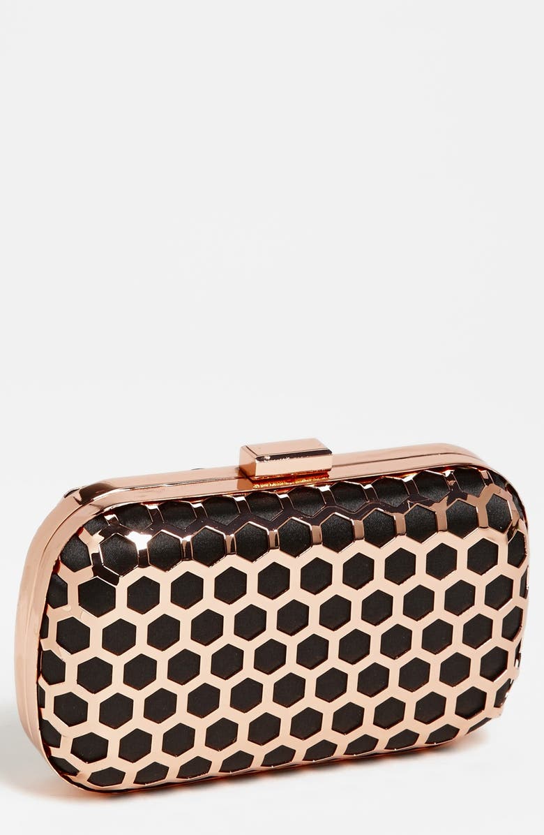 Expressions NYC Hexagonal Box Clutch, Main, color,