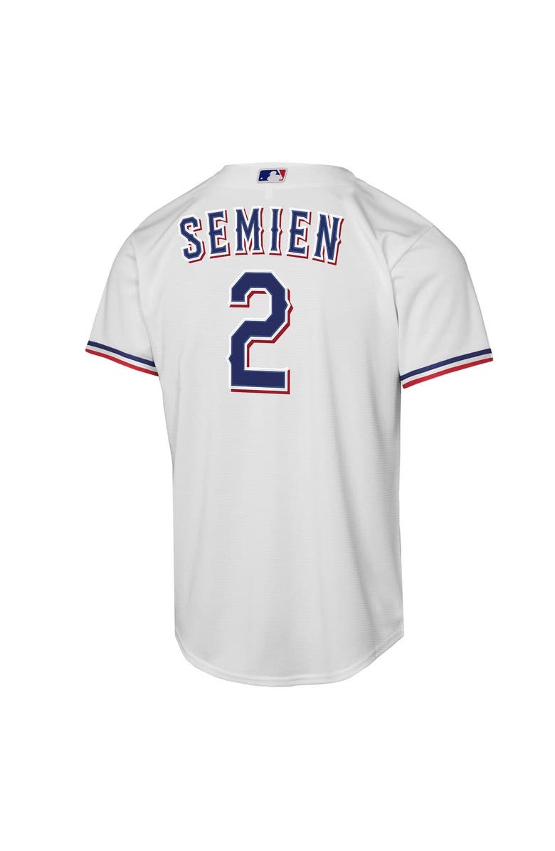 Nike Youth Nike Marcus Semien White Texas Rangers Home Replica Player Jersey, Alternate, color, White