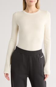 rag & bone Adiana Long Sleeve Wool Blend T-Shirt