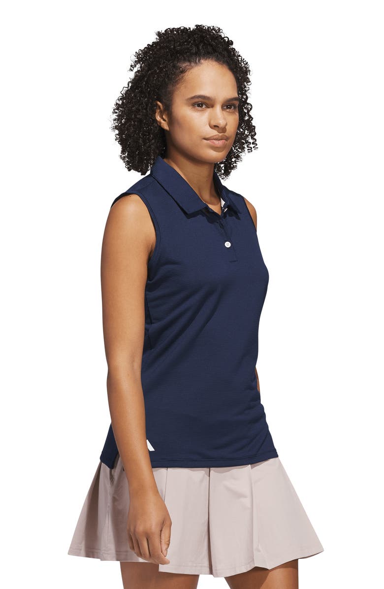 adidas Performance Sleeveless Polo, Alternate, color, Conavy