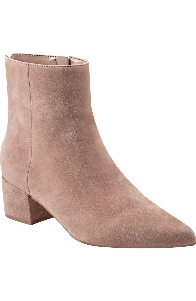Marc Fisher LTD Leonna Pointed Toe Bootie, Main, color, Medium Natural