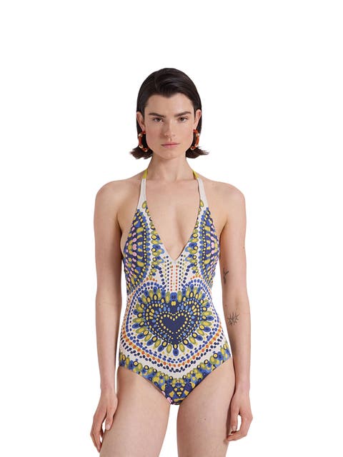 Sexy Swimsuit Chakra Placée Multicolor