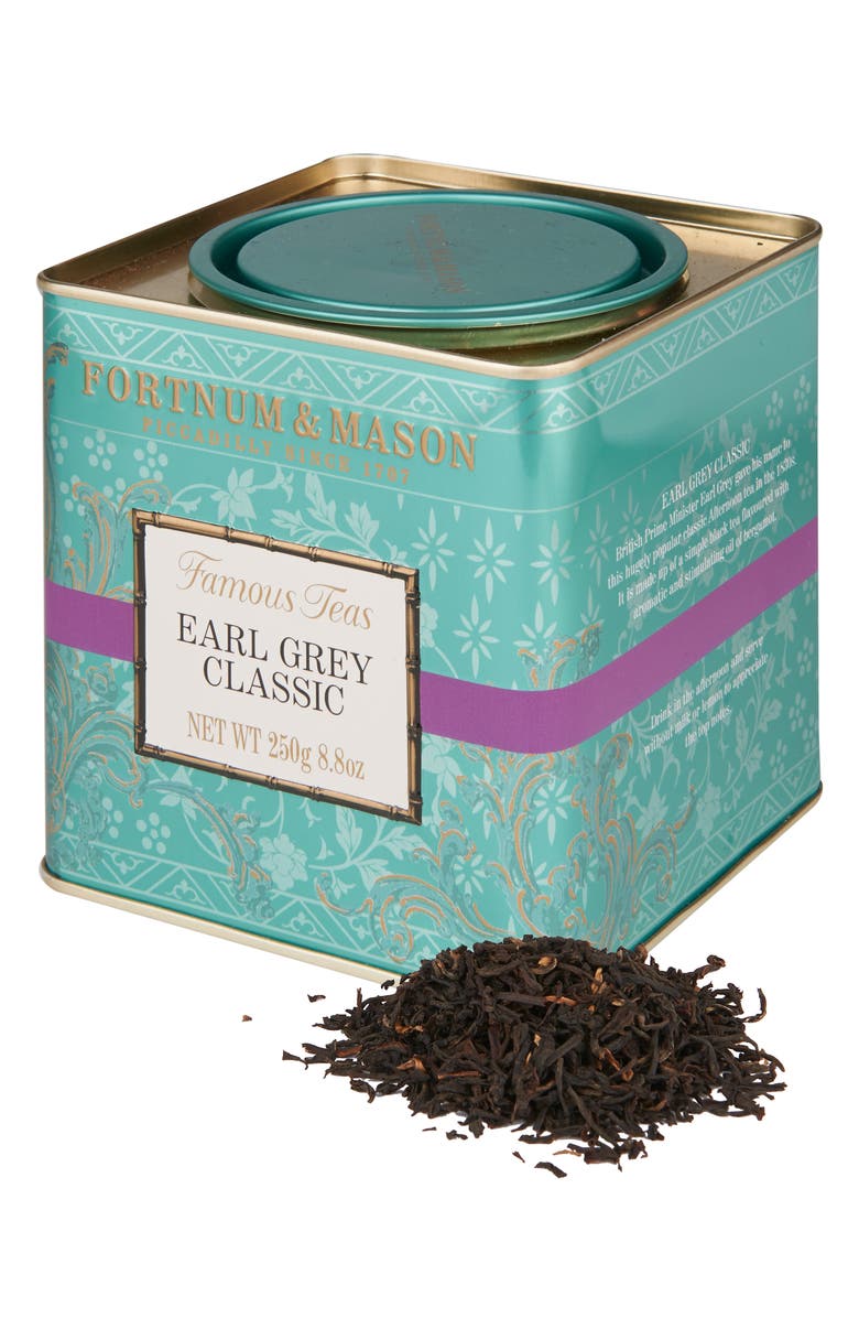 Fortnum
Mason Earl Grey Classic Loose Leaf Caddy, Main, color, Earl Grey