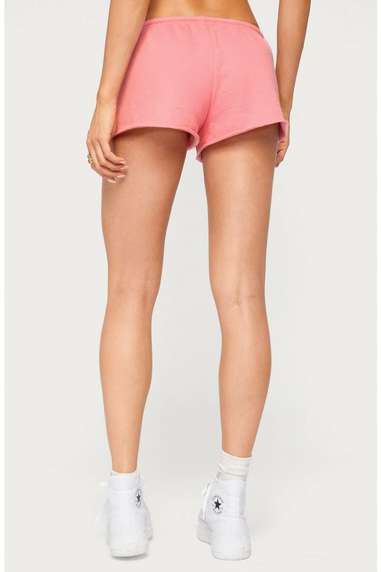 Babe Tie Waist Micro Shorts, Alternate, color, PINK