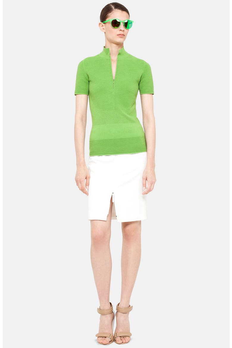 Textured Wool Knit Top, Alternate, color, LAWN