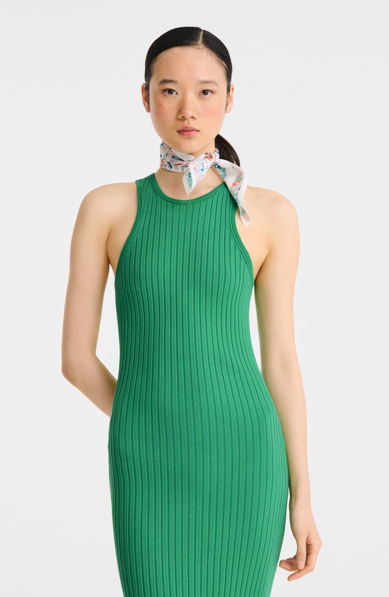 Longchamp Foret Silk Square Scarf, Alternate, color, Rainbow/ White Multi