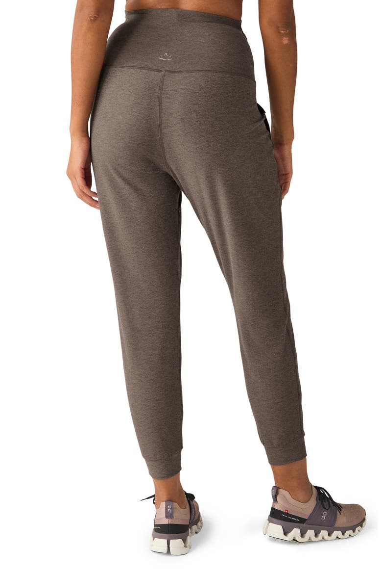 Spacedye Maternity Joggers, Alternate, color, SOFT UMBER HEATHER