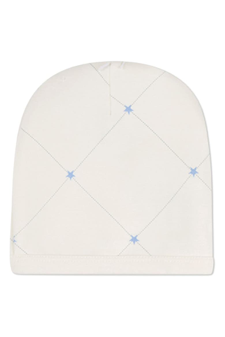 Baby Rosettes and Stitching Beanie, Main, color, Blue