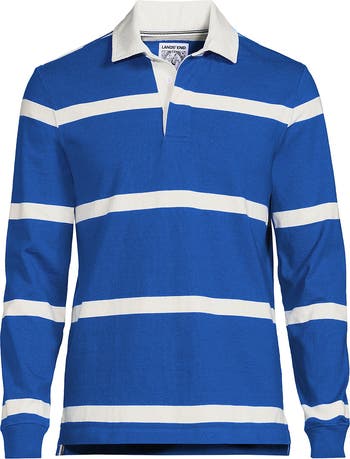 Amazon.com: Lands' End Mens Long Sleeve Rugby Polo Shirt