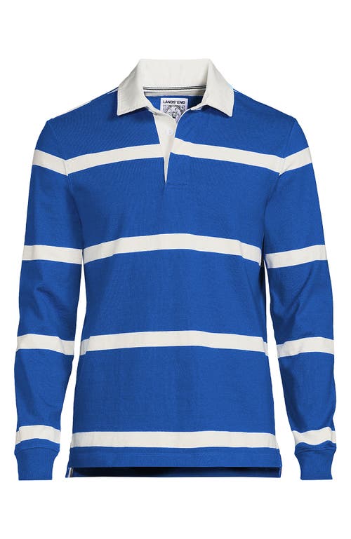 LANDS' END LANDS' END LONG SLEEVE RUGBY SHIRT 