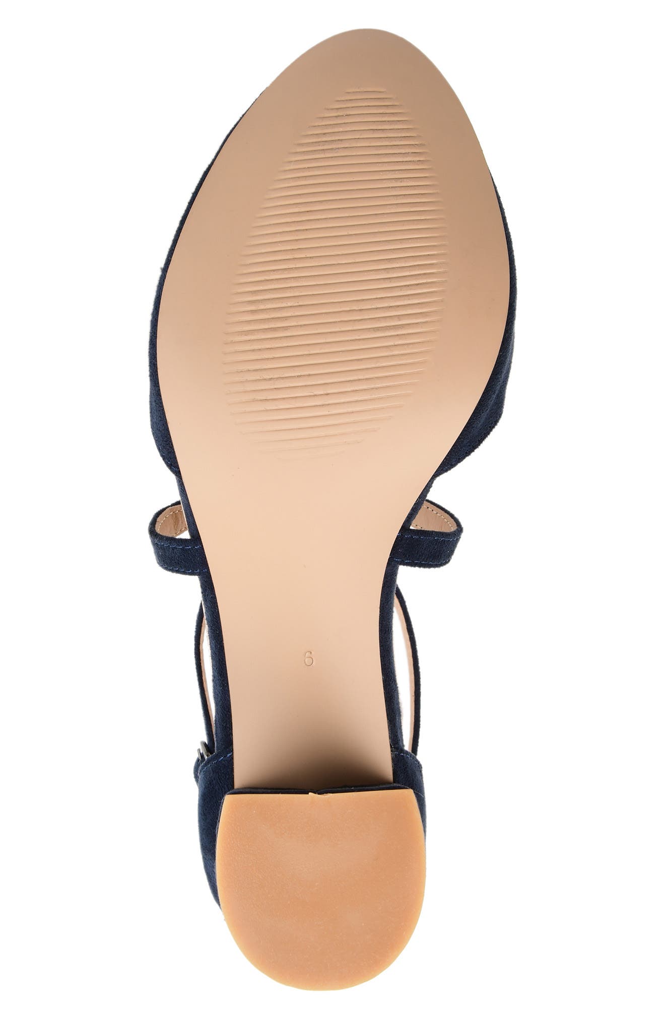 Journee Collection Foster Block Heel Pump - Wide Width, Alternate, color, Navy