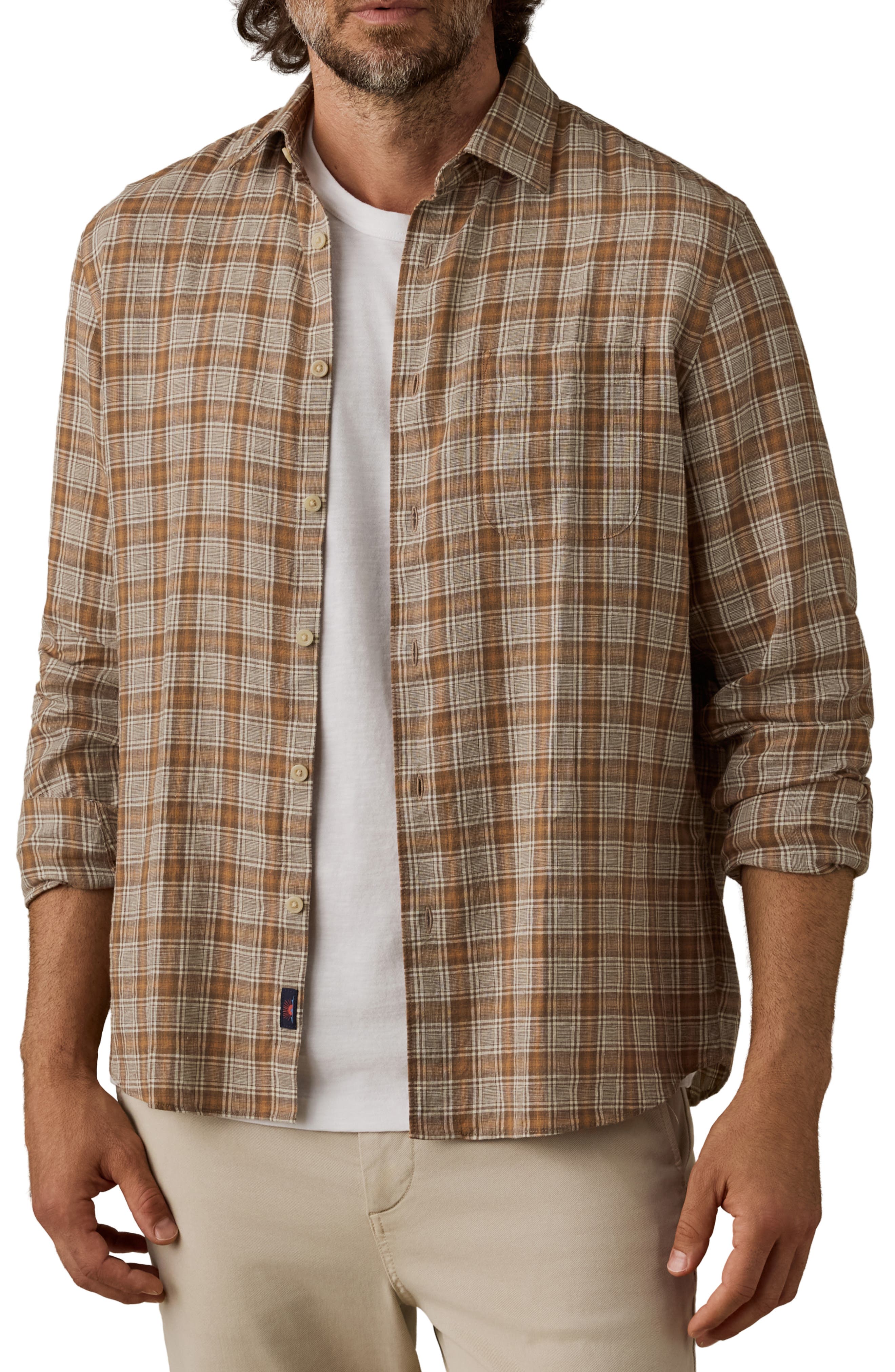RUST SHORE PLAID