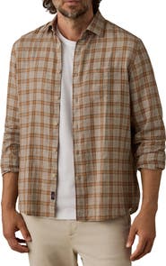Faherty Palmetto Plaid Button-Up Shirt