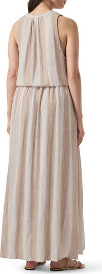 Lennon Stripe Sleeveless Maxi Dress