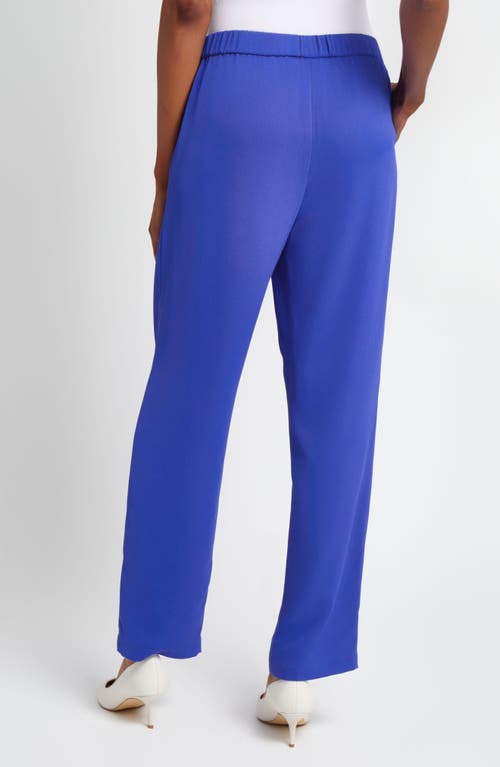 Ming Wang Crêpe De Chine Pants