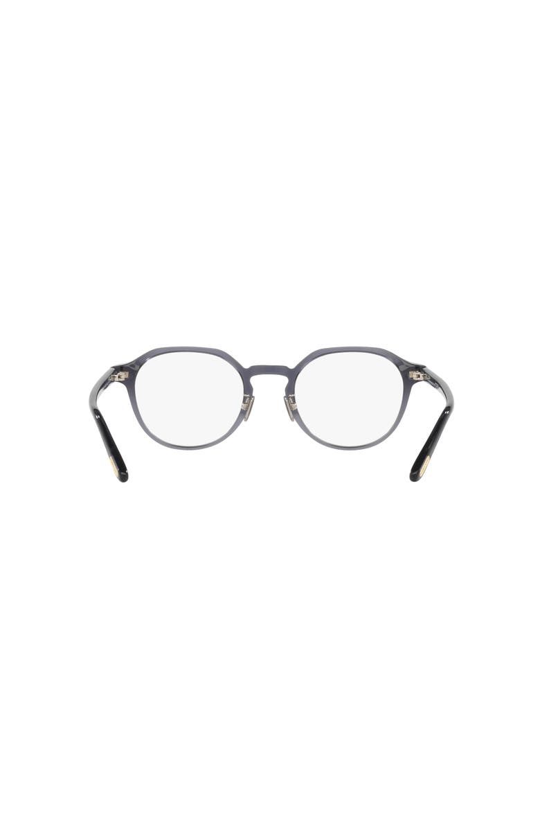 TOM FORD 51mm Round optical glasses, Alternate, color, Grey