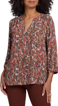 NYDJ Pintuck Top