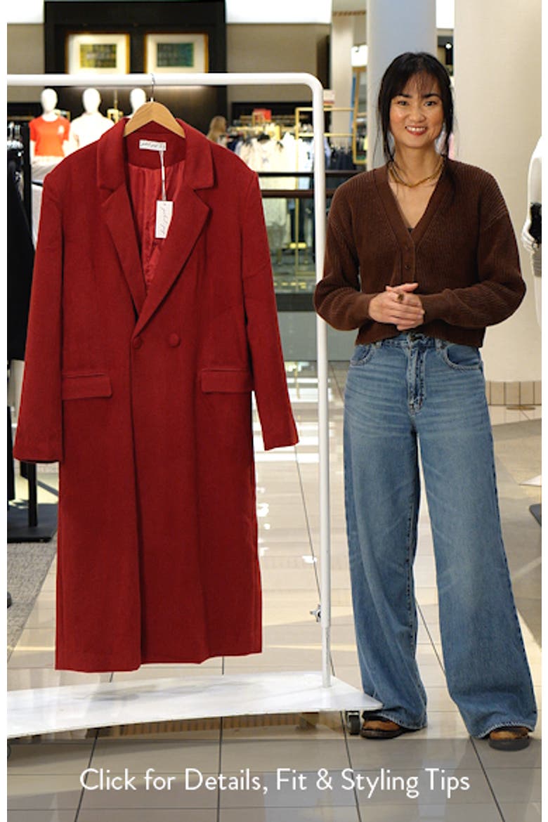 Jett Long Double Breasted Coat video