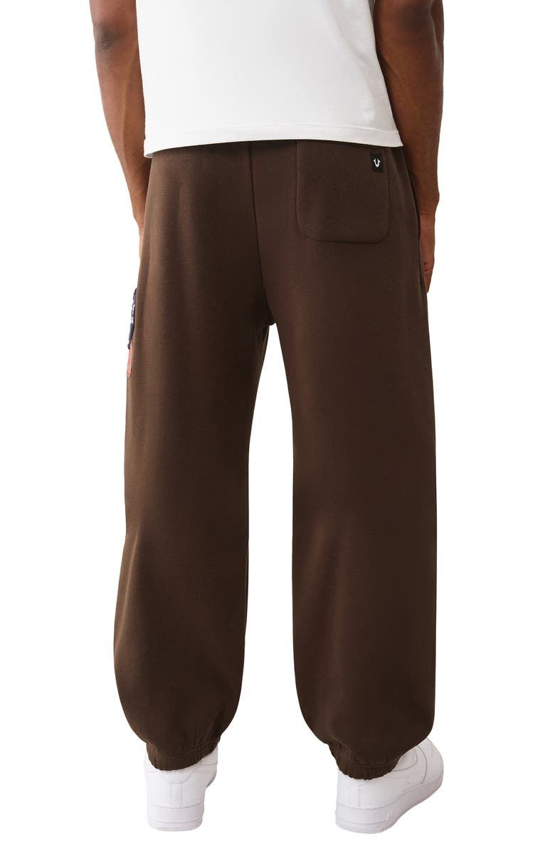 True Religion Baggy Joggers, Alternate, color, Dark Brown