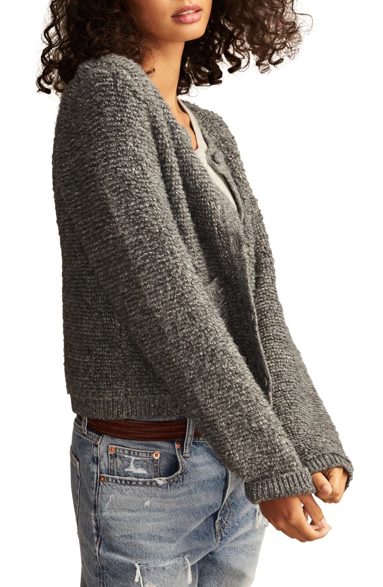 Lucky Brand Bouclé Cardigan, Alternate, color, 
