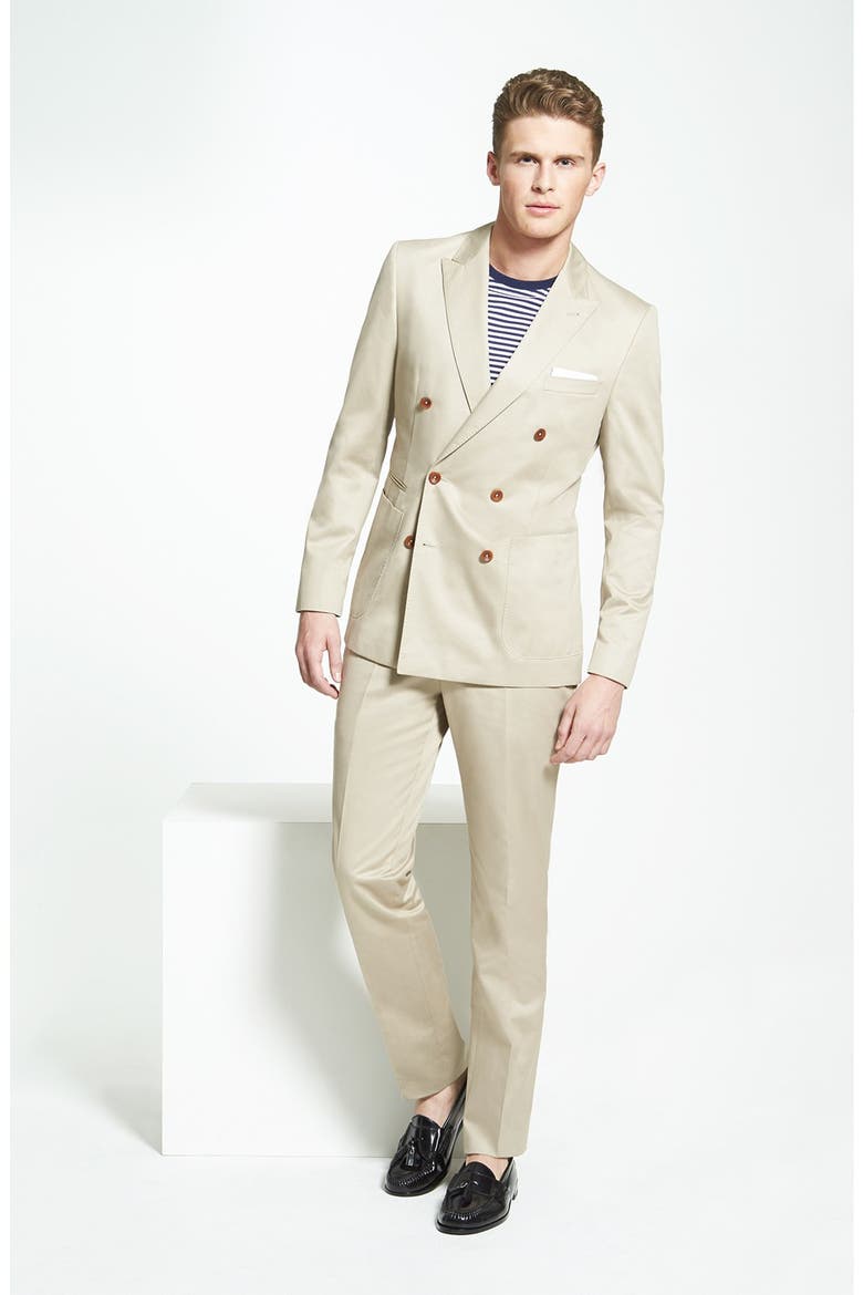 Cotton Pocket Square, Alternate, color, WHT