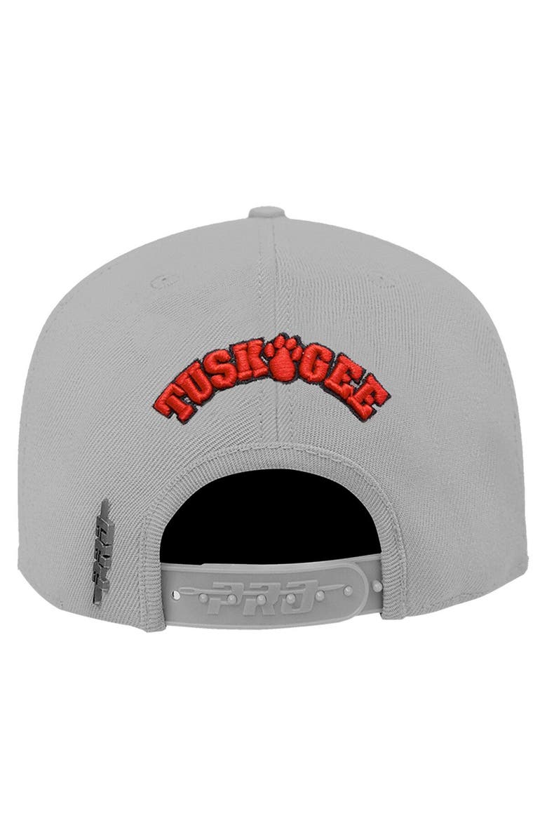 PRO STANDARD Men's Pro Standard Gray Tuskegee Golden Tigers Evergreen Mascot Snapback Hat, Alternate, color, Gray