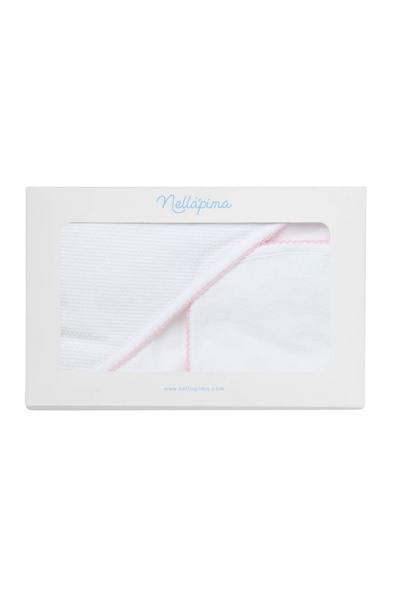 Nellapima White Bubble Hooded Baby Towel - Baby, Alternate, color, White