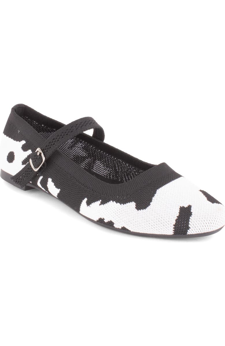 Tahari Amalfi Mary Jane, Main, color, Black Pony Print