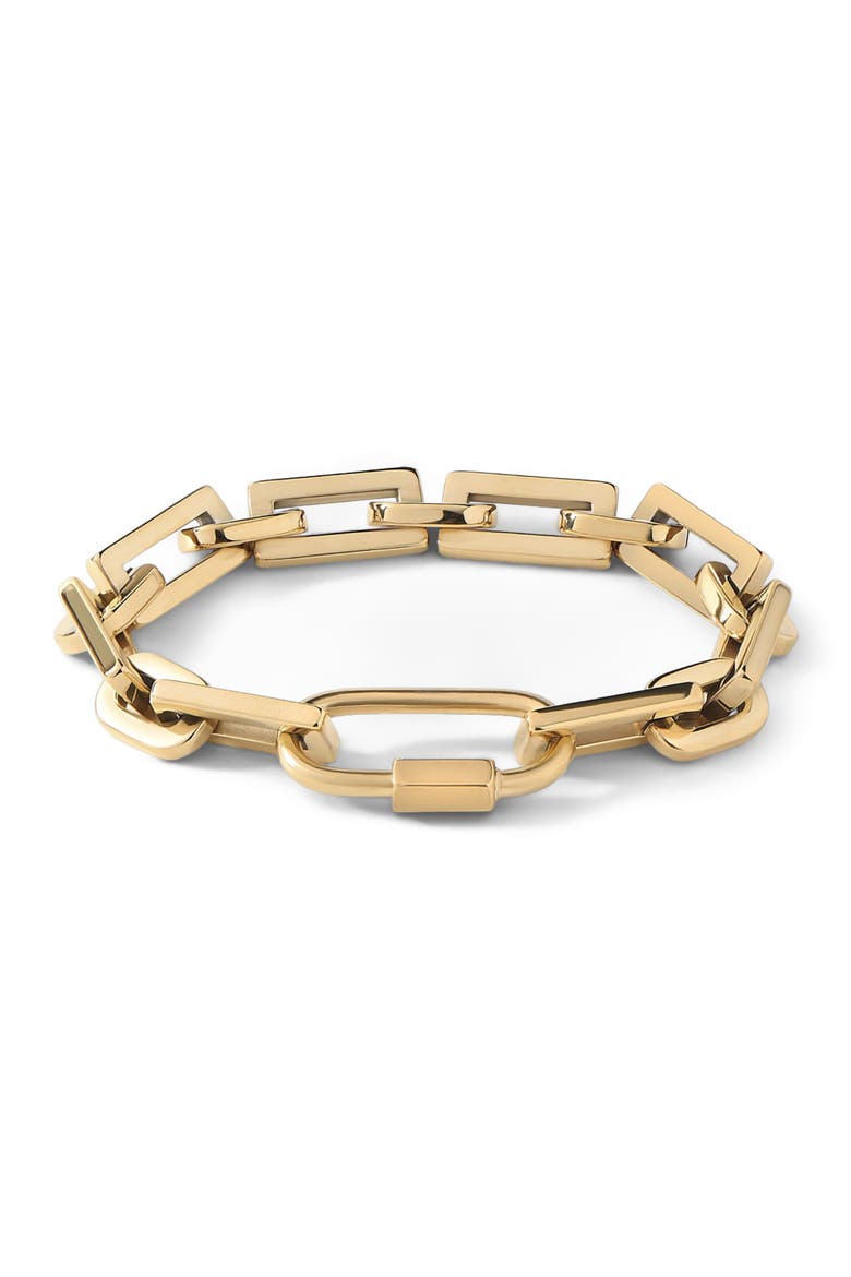 The Bailey Lock Bracelet, Main, color, Gold