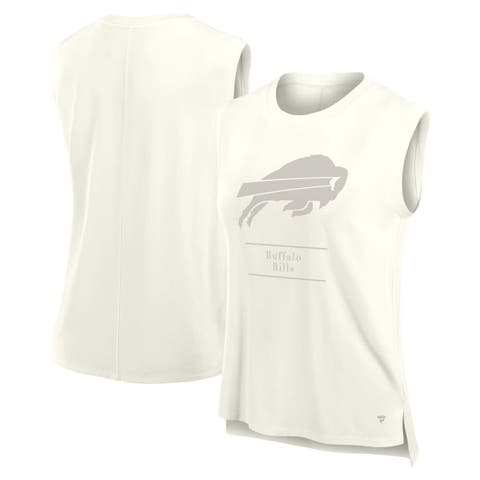 Women's Fanatics Cream Buffalo Bills Studio Embrace Tank Top