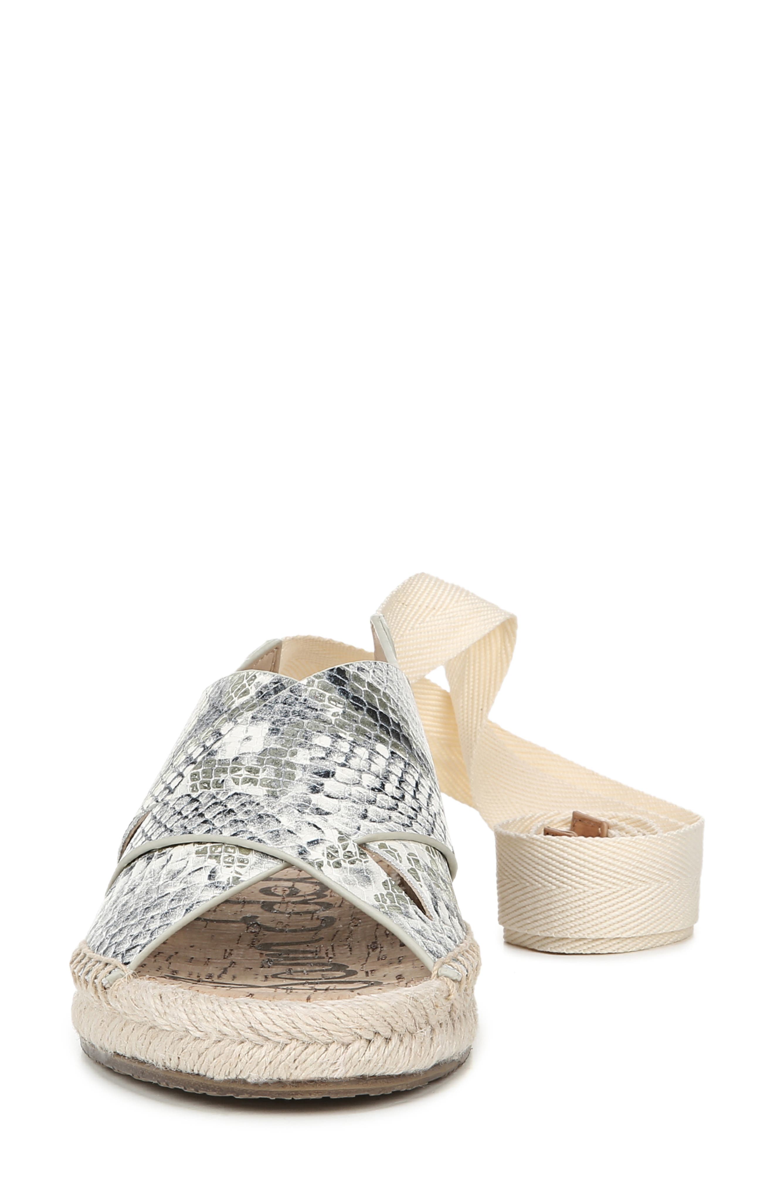 Sam Edelman Alisha Tie Slingback Espadrille Sandal, Alternate, color, 