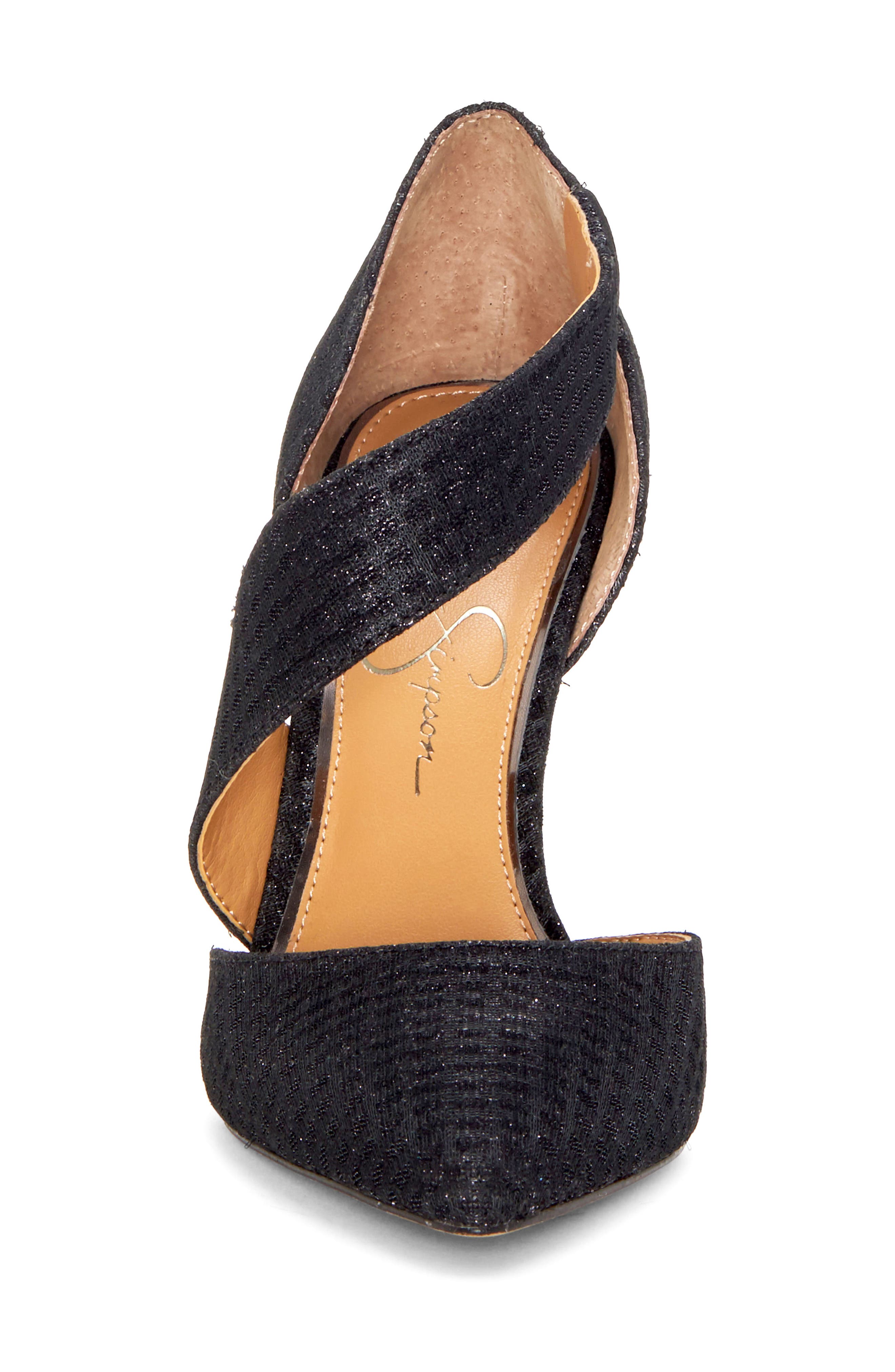 Jessica Simpson Pintra Leopard Print Pointed Toe Pump, Alternate, color, 