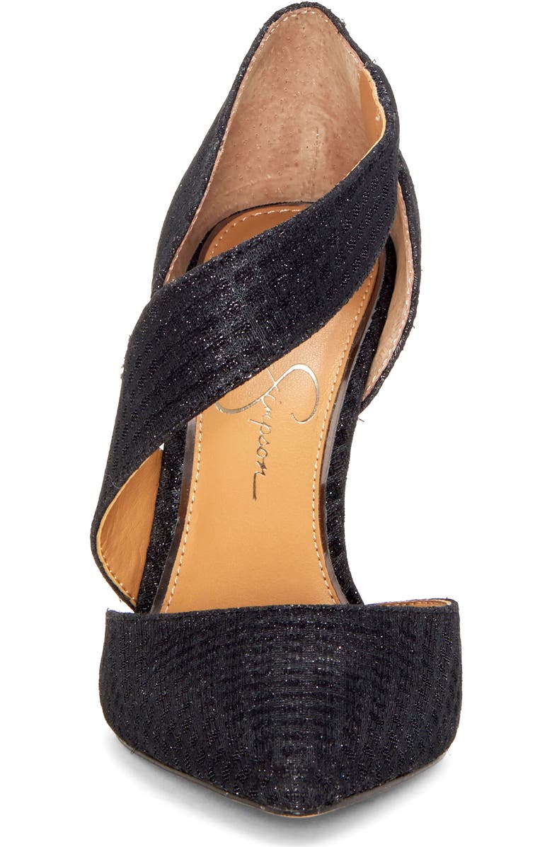 Jessica Simpson Pintra Leopard Print Pointed Toe Pump, Alternate, color,