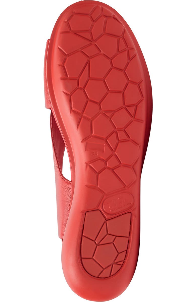 Camper Balloon Slingback Wedge Sandal, Alternate, color, Bright Red