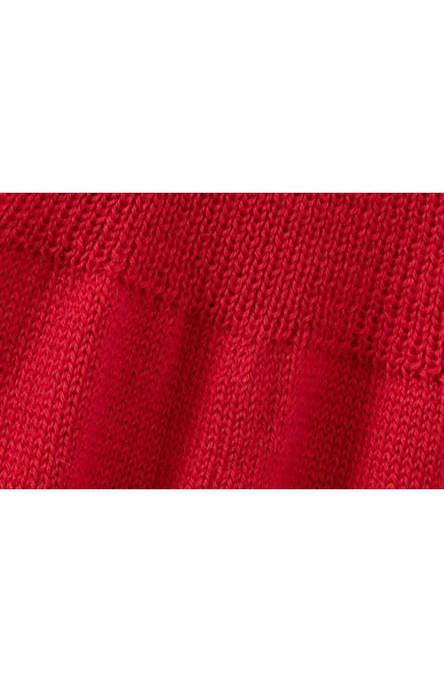 Vild House Of Little Baby Alpaca Overall In Red