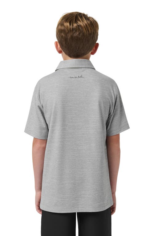 Travismathew Kids' Y The Heater Polo In Gray
