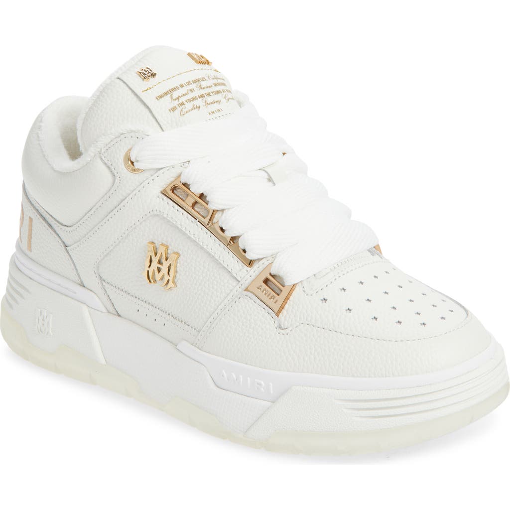 Amiri White Metallic Ma-1 Sneakers