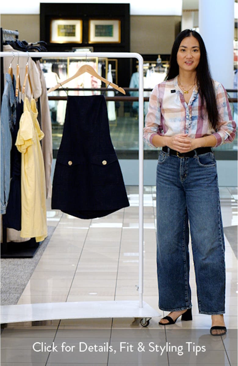 Morgan Strapless Tweed Minidress, sales video thumbnail