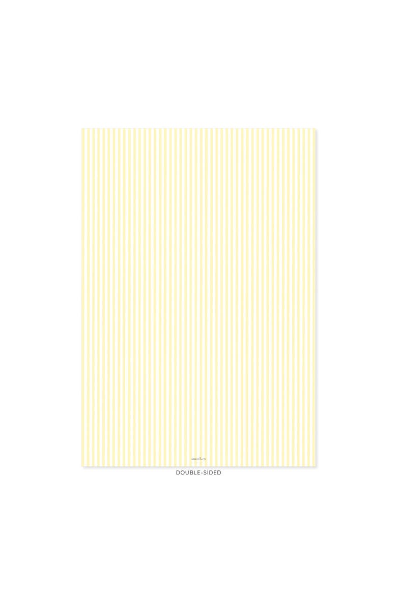 Eight Sheets Two-Sided "Seagulls and Waves" Heavyweight Gift Wrap, Alternate, color, Multicolored