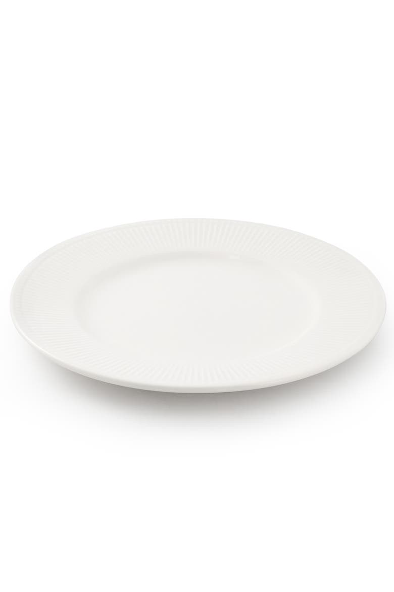Gretel 6 Piece Round Stoneware Dinner Plate Set White, Alternate, color, White