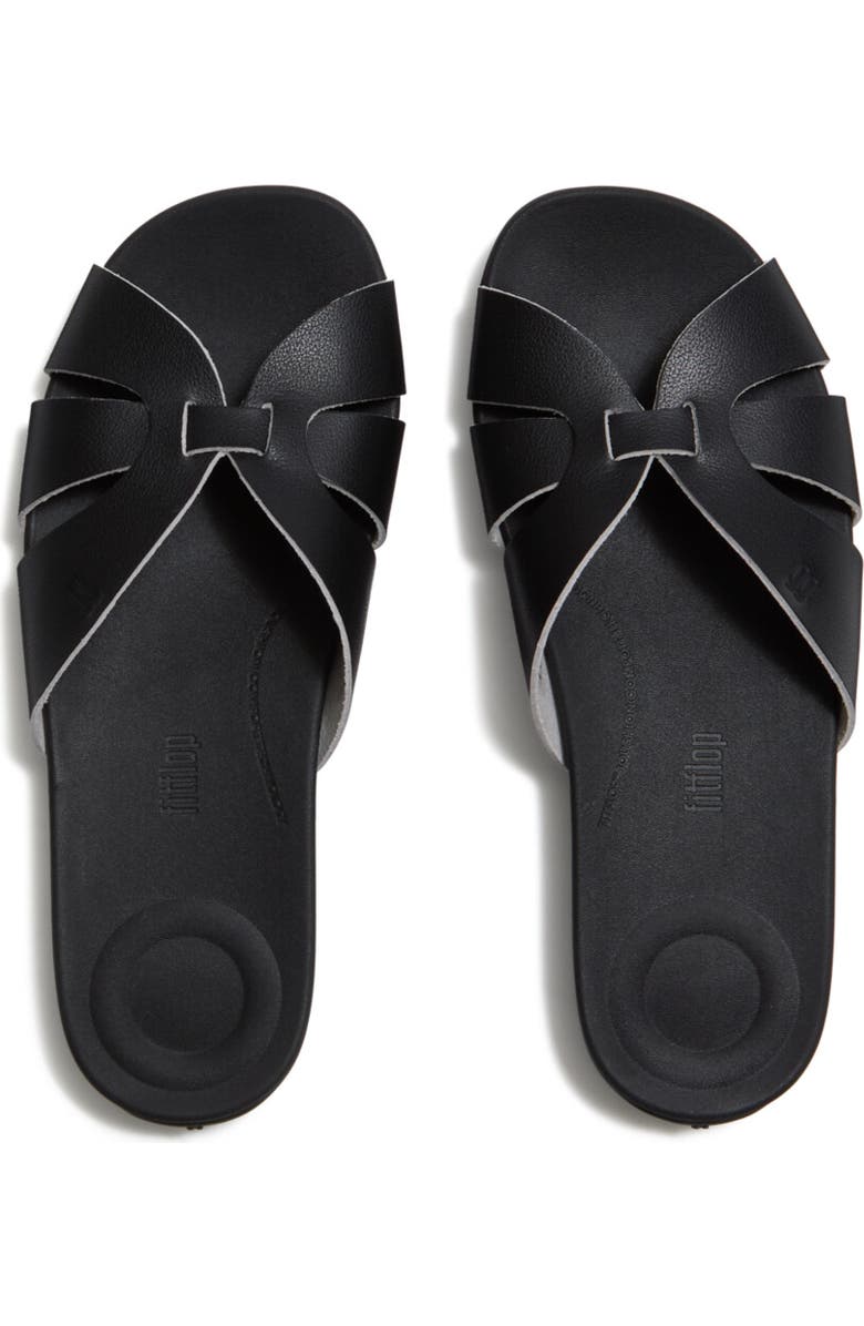 FitFlop Solay Waterproof-Woven Sandal, Alternate, color, Black