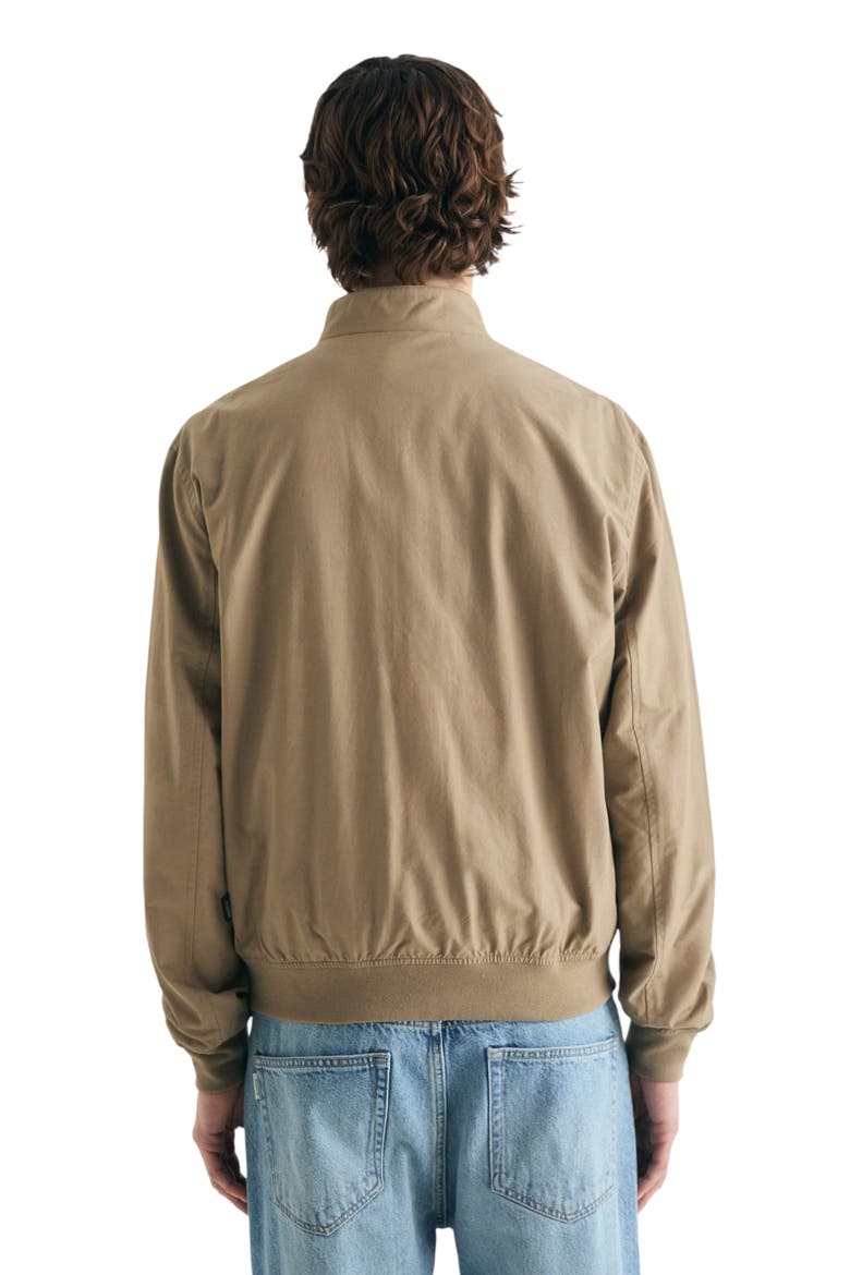 High Neck Bomber Jacket, Alternate, color, Camel