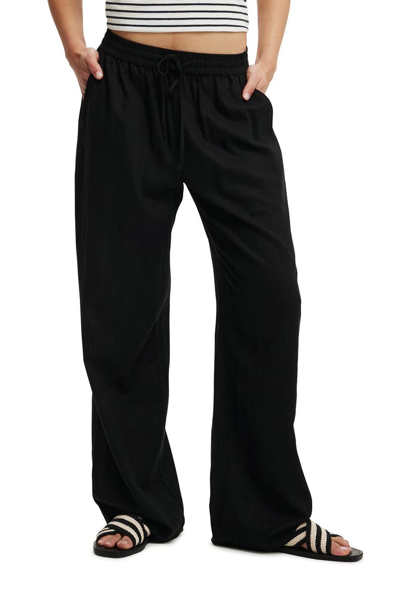 Women's Haven Wide Leg Pant, Alternate, color, Black